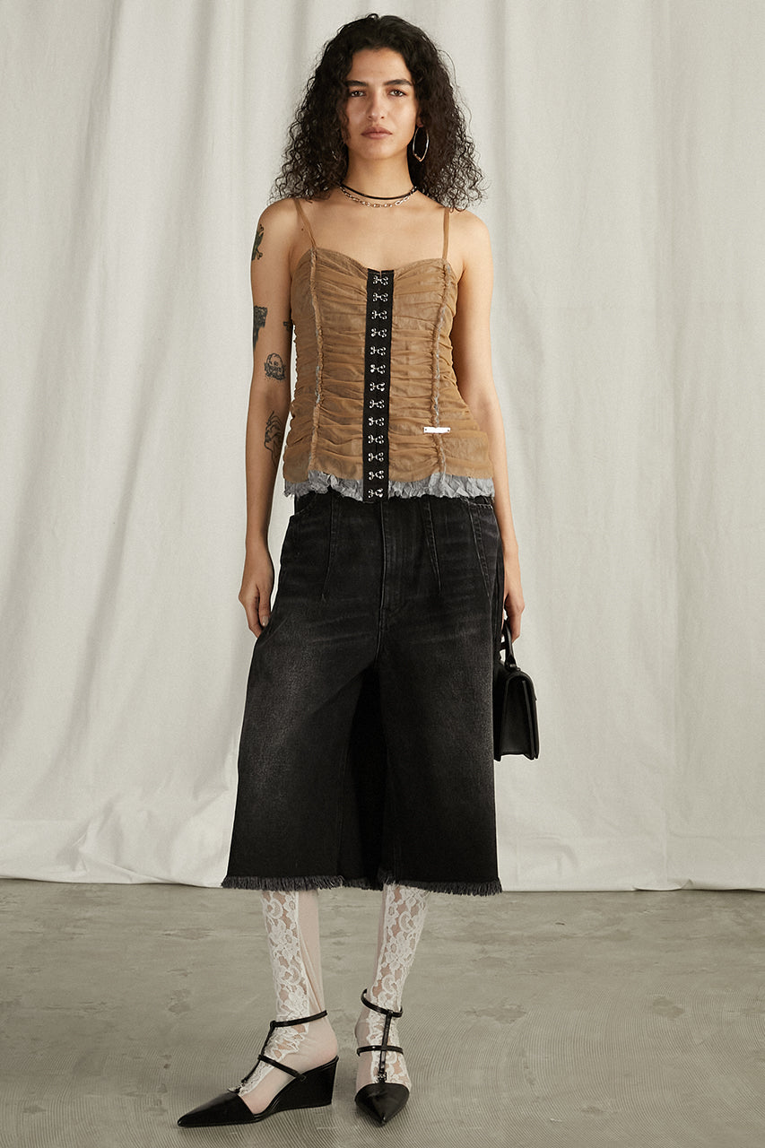 Lace-Up Back Shorts - SALE