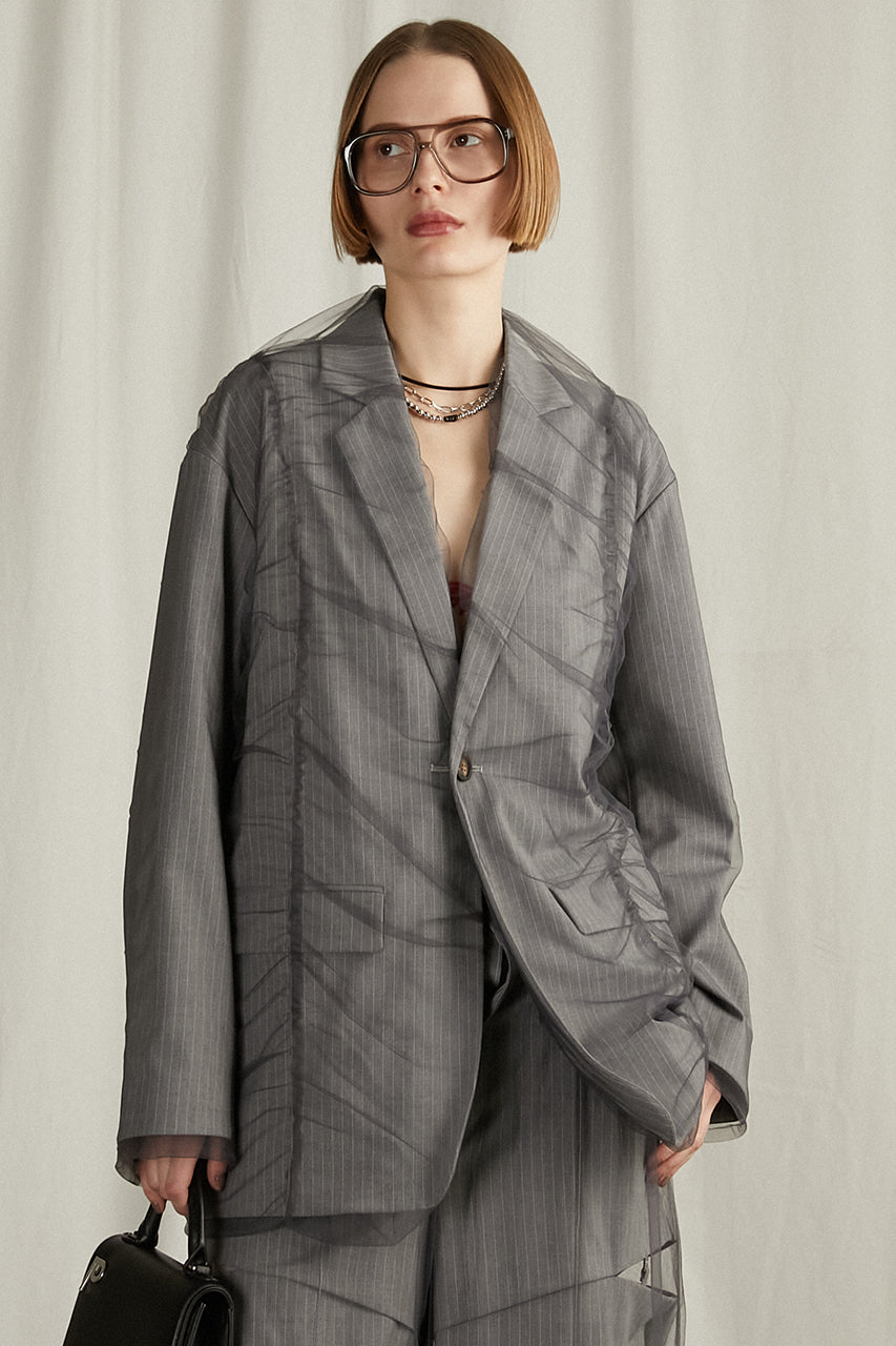 Tulle Layered Jacket - SALE