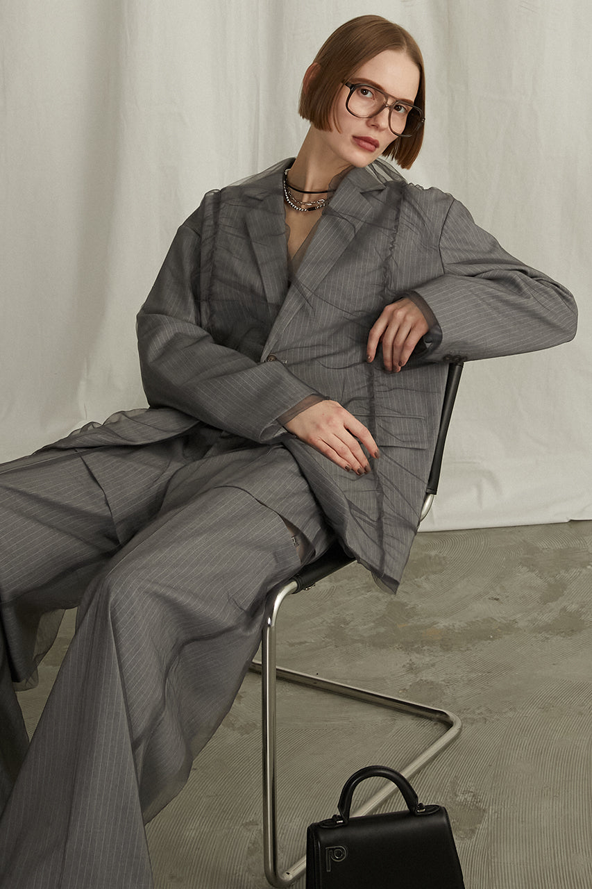 Tulle Layered Slacks - SALE