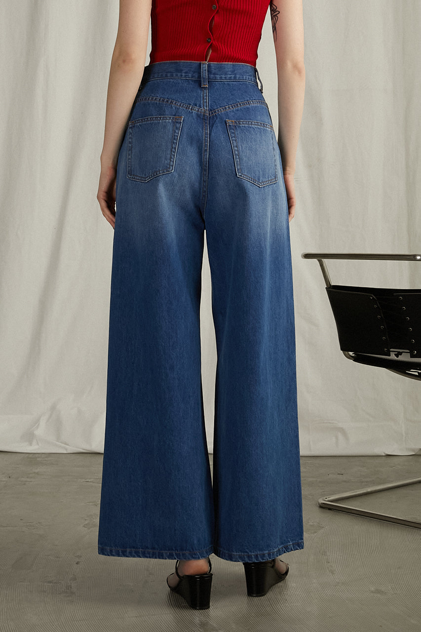 Drop Jewel Denim Pants - SALE