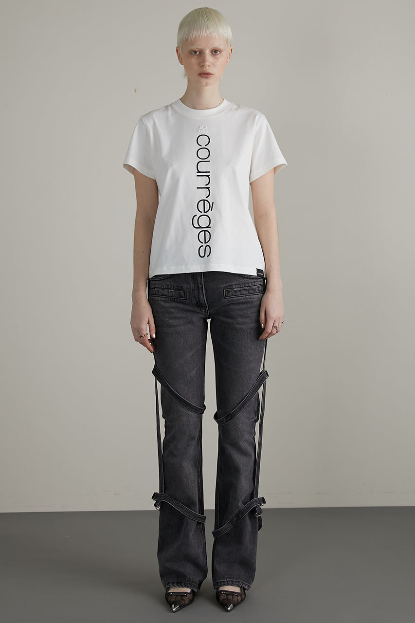 裤子多束石牛仔布