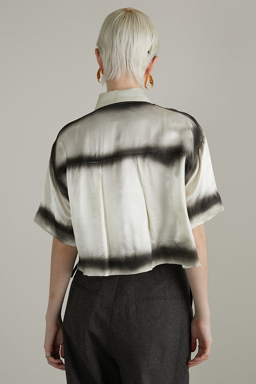 Painted Satin Short Shirt - SALE