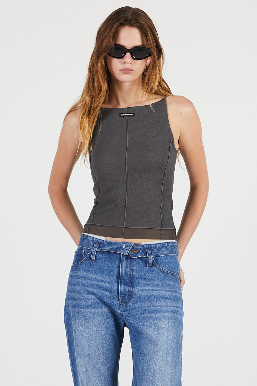 Sheer Hem Cup-In Cami - 26SUMMER