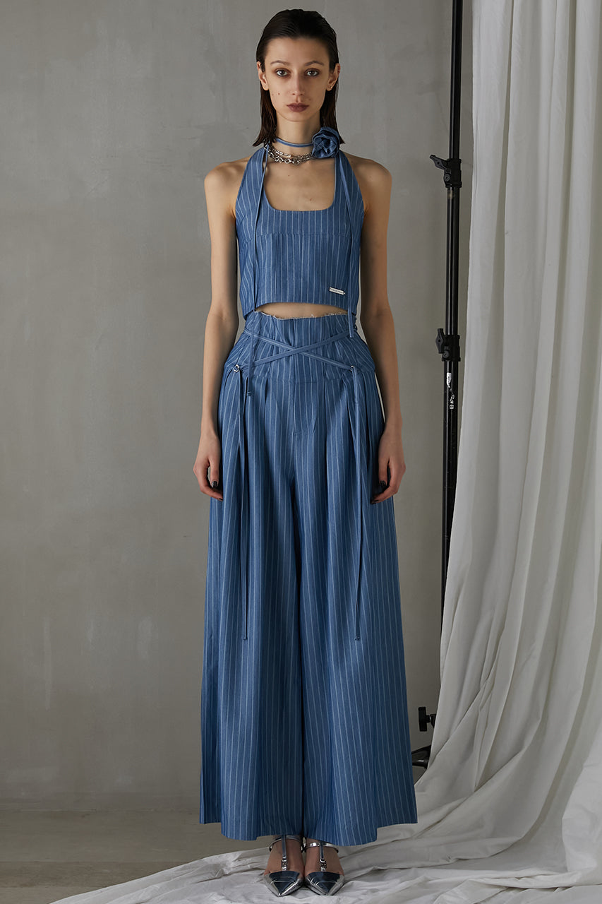 Striped Super Wide Pants