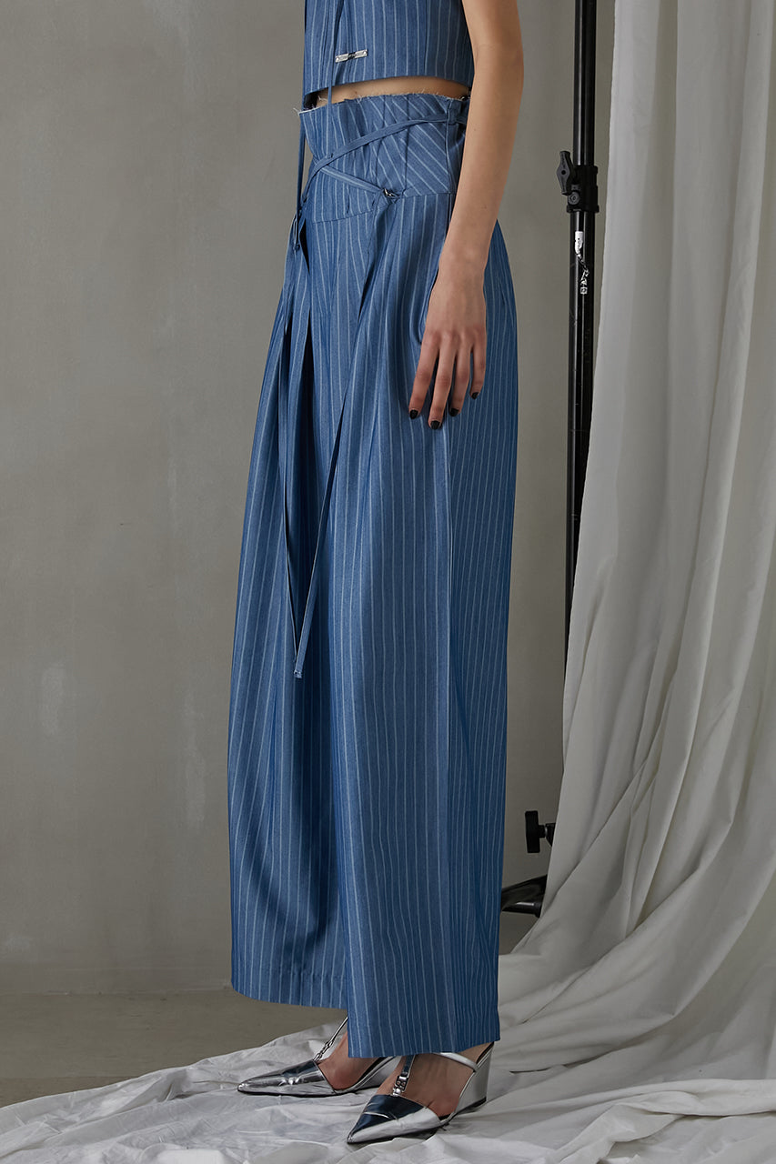 Striped Super Wide Pants