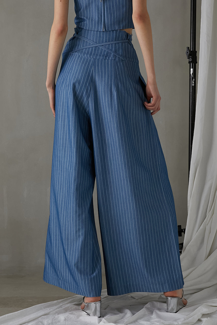 Striped Super Wide Pants