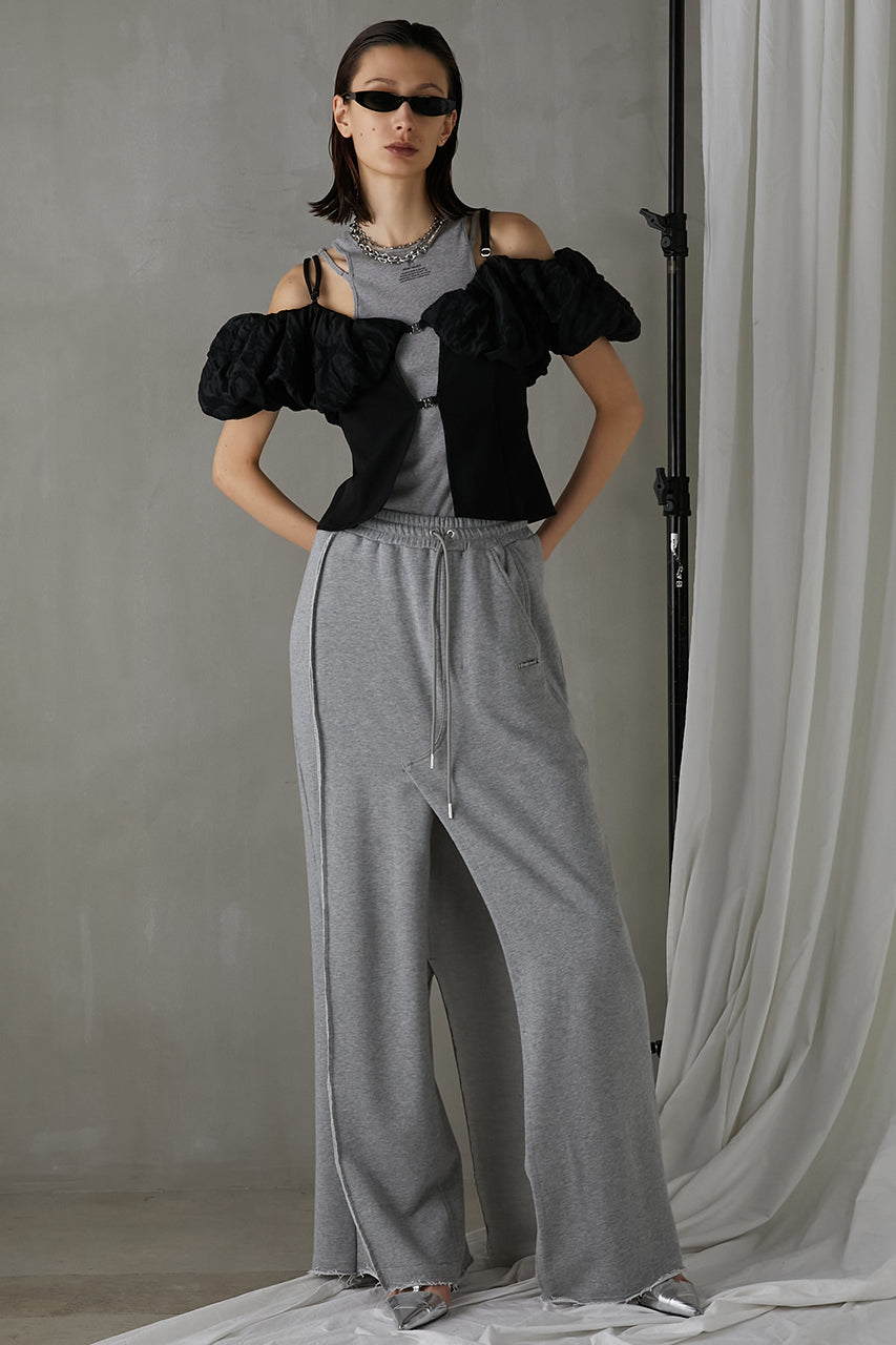 Twisted Layered Skirt Pants