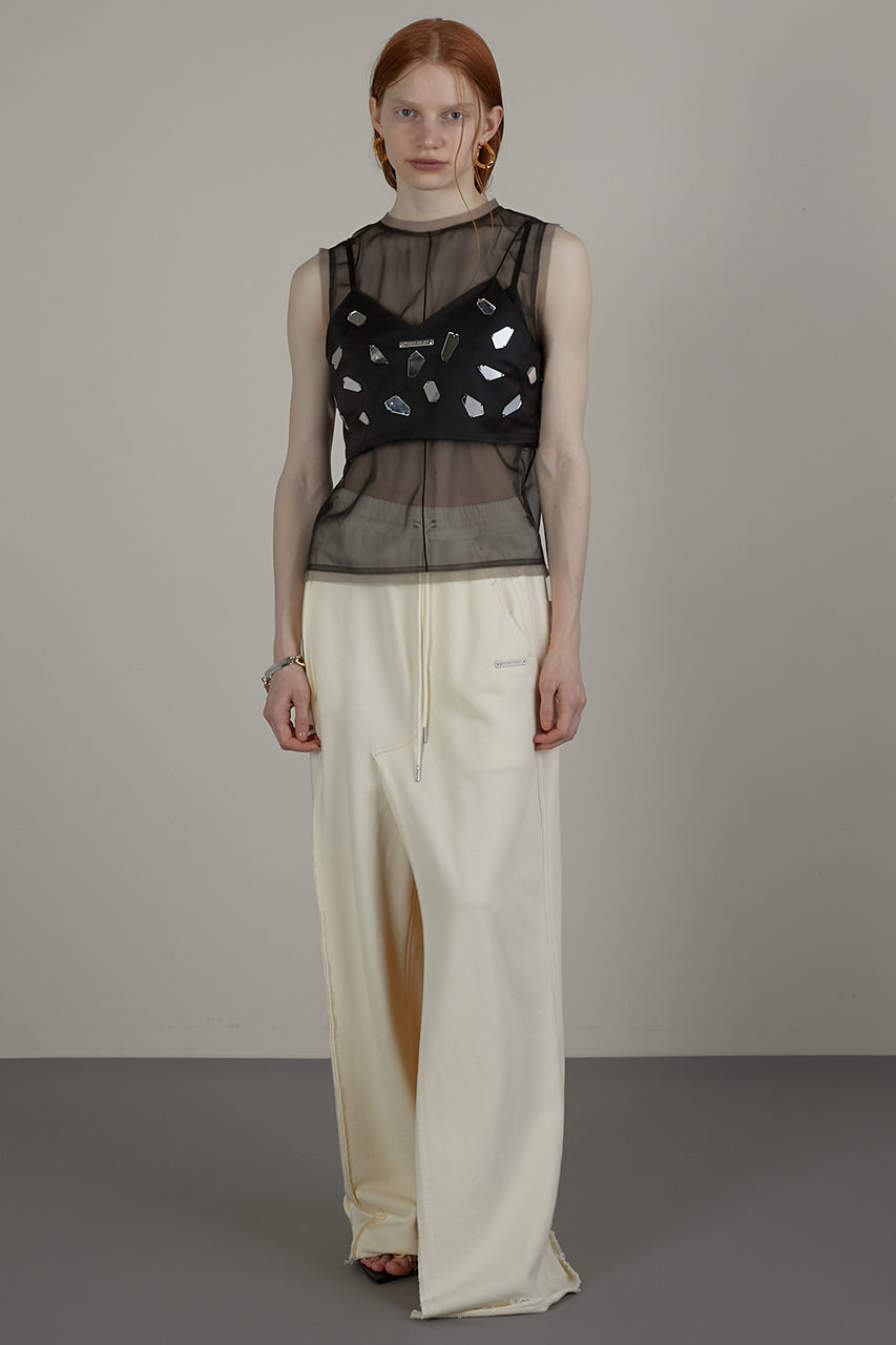Twisted Layered Skirt Pants