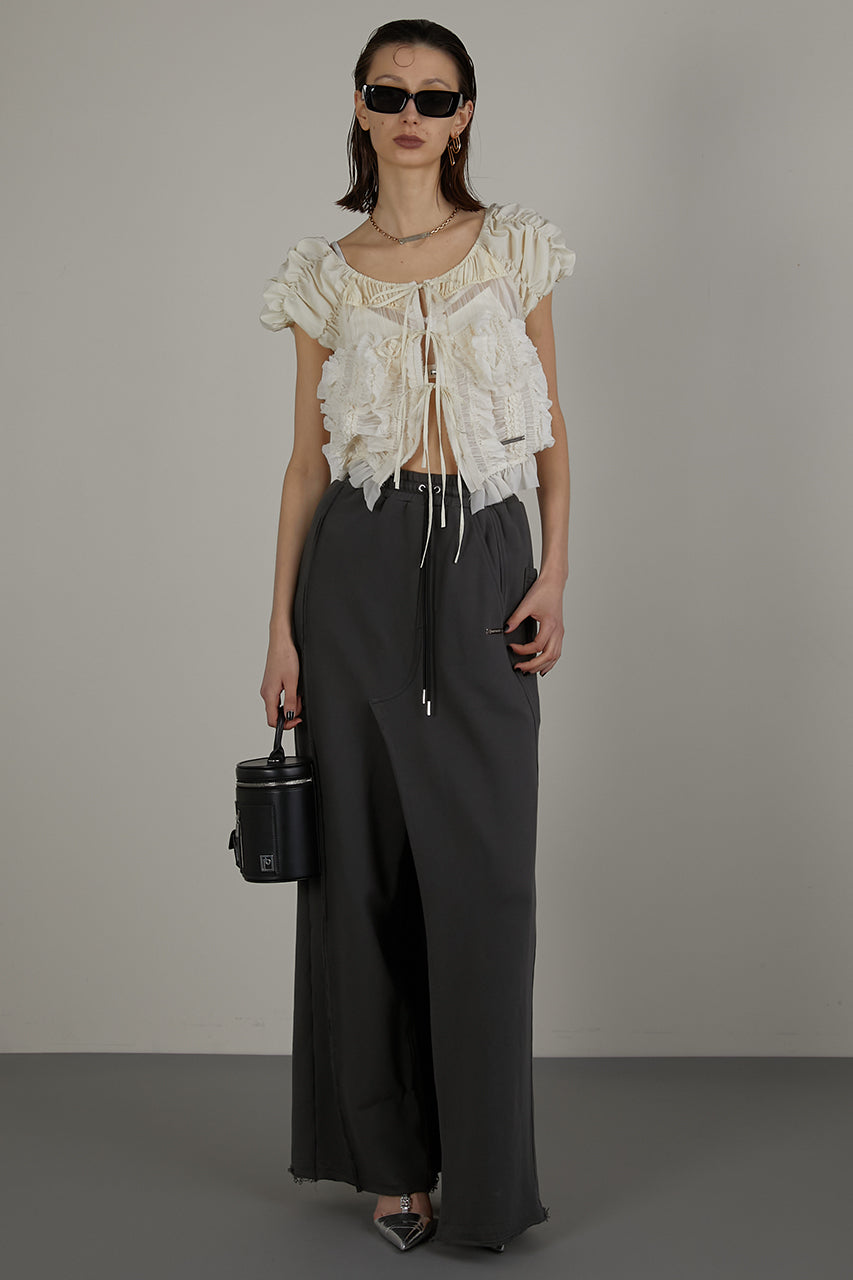 Twisted Layered Skirt Pants