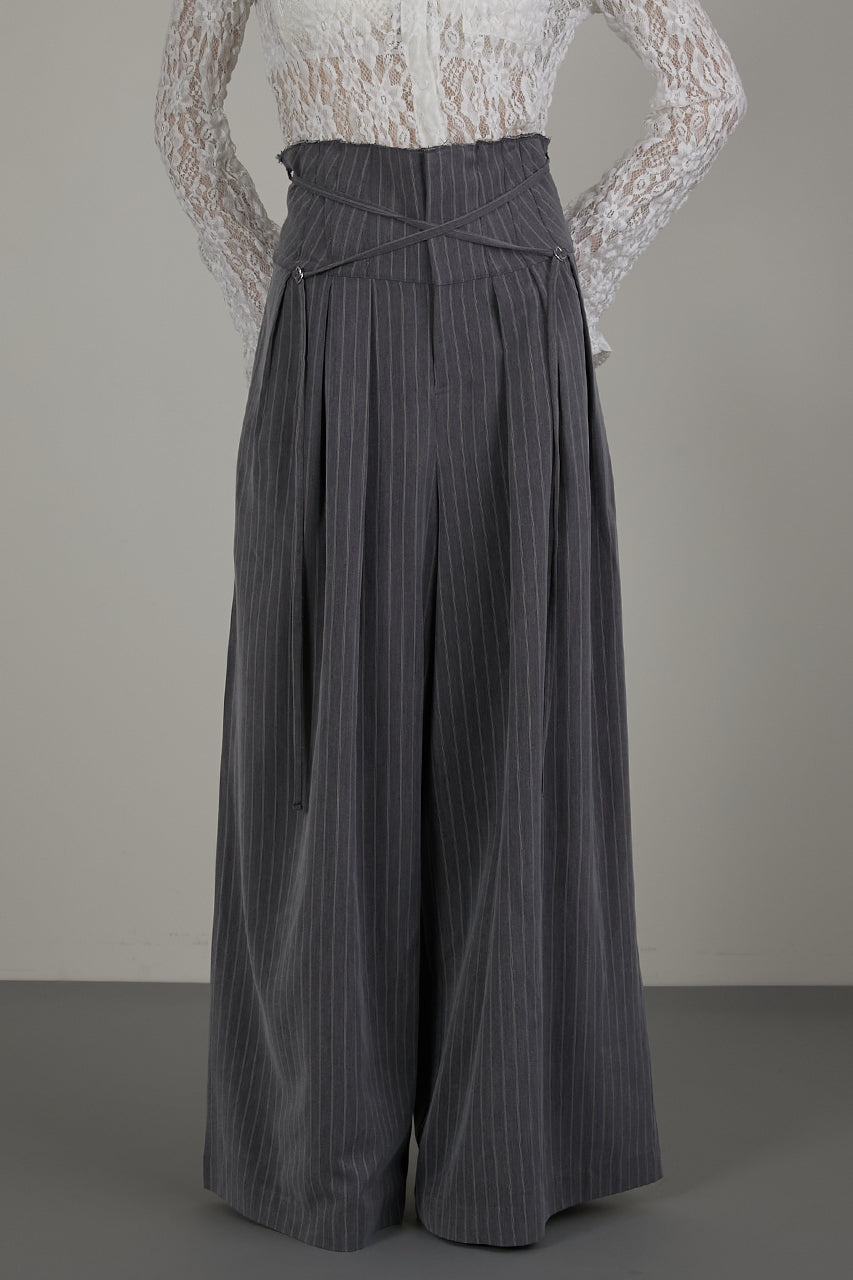 Striped Super Wide Pants