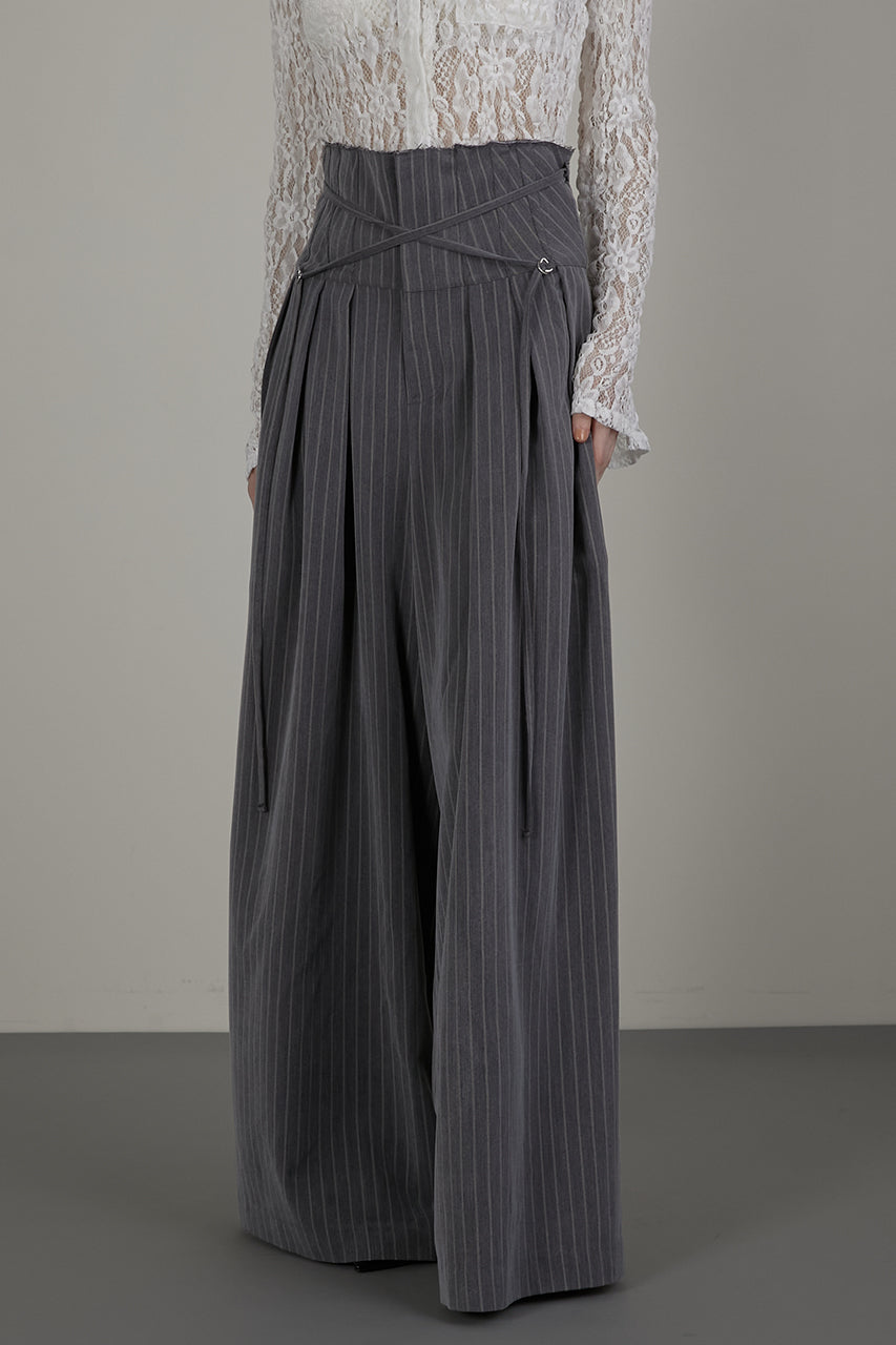 Striped Super Wide Pants