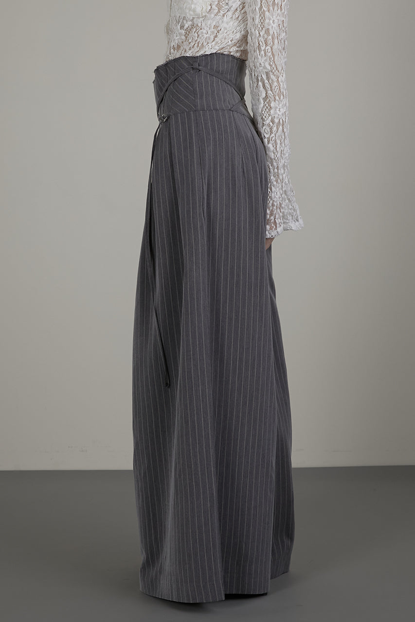 Striped Super Wide Pants