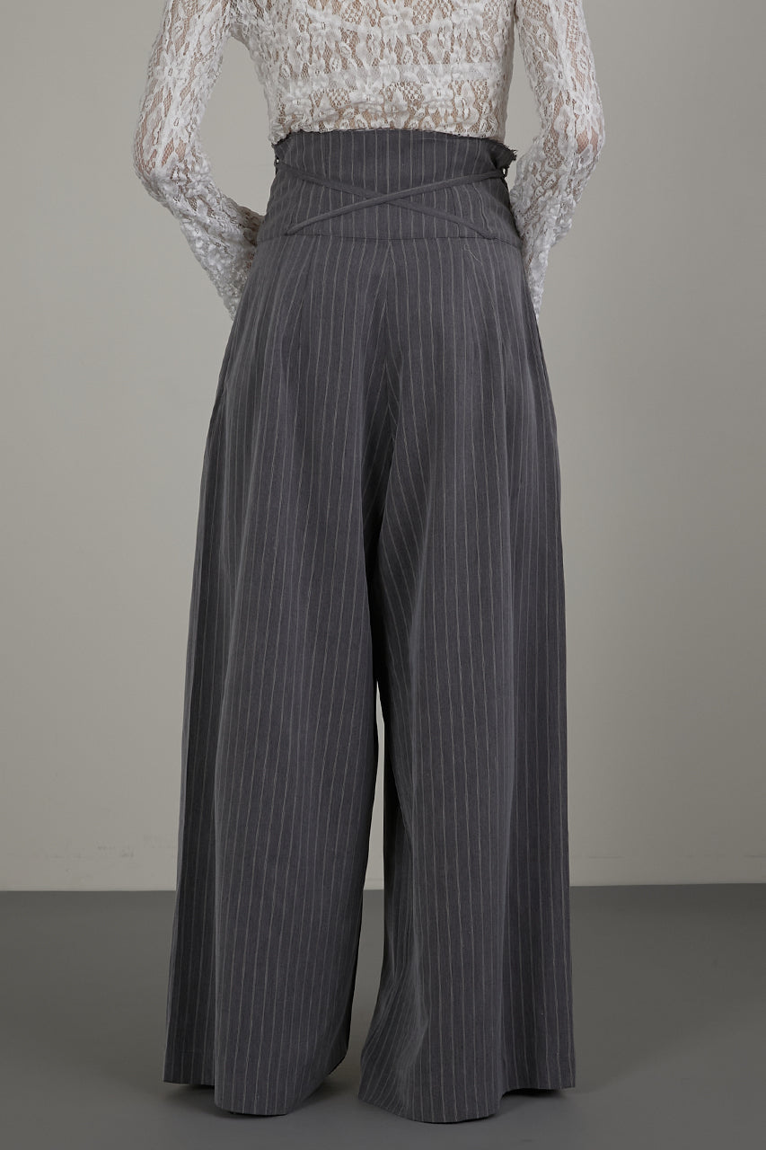 Striped Super Wide Pants