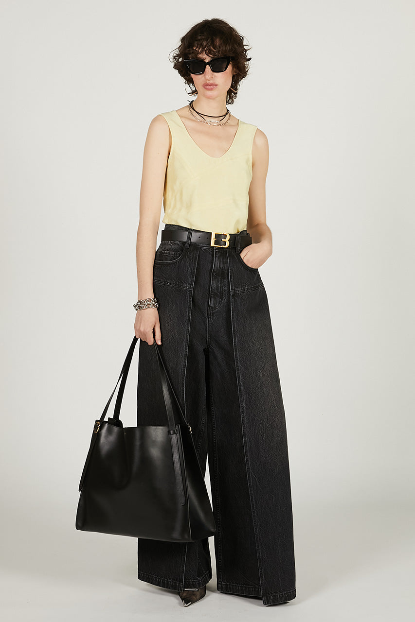 Scarf Satin Tank - 2025 SUMMER