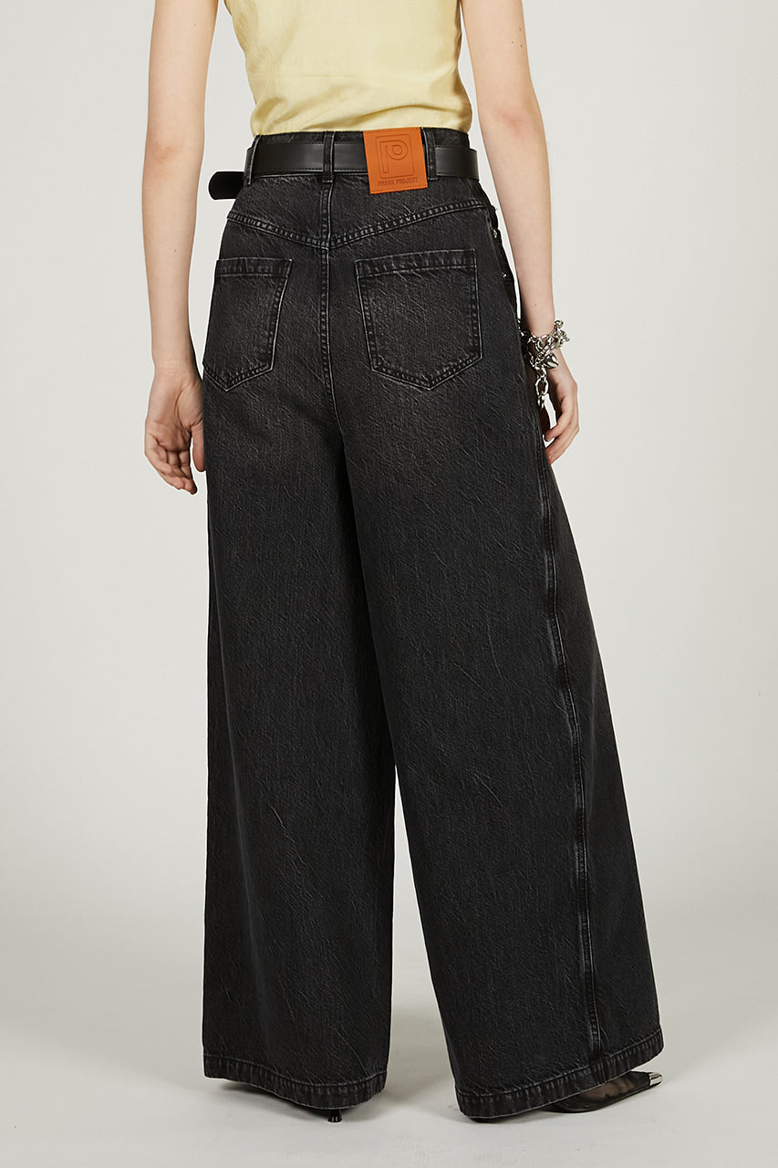 Front Layered Denim