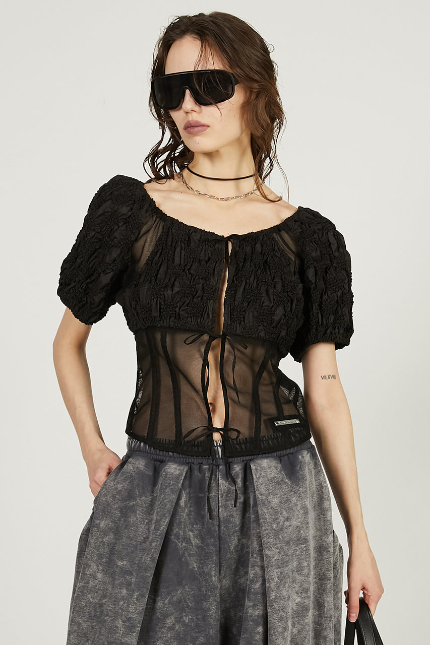 Smocking Pufftop - SALE