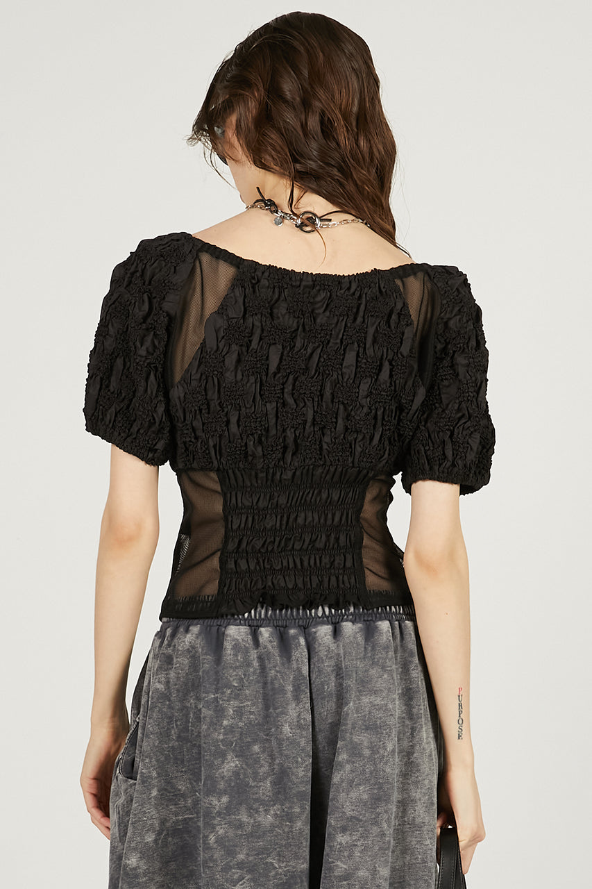 Smocking Pufftop - SALE