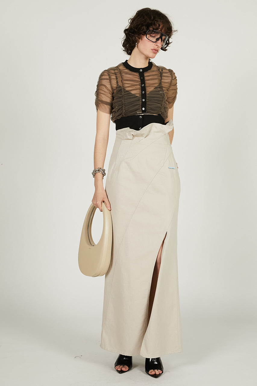 Sculpted Maxi Skirt - SALE