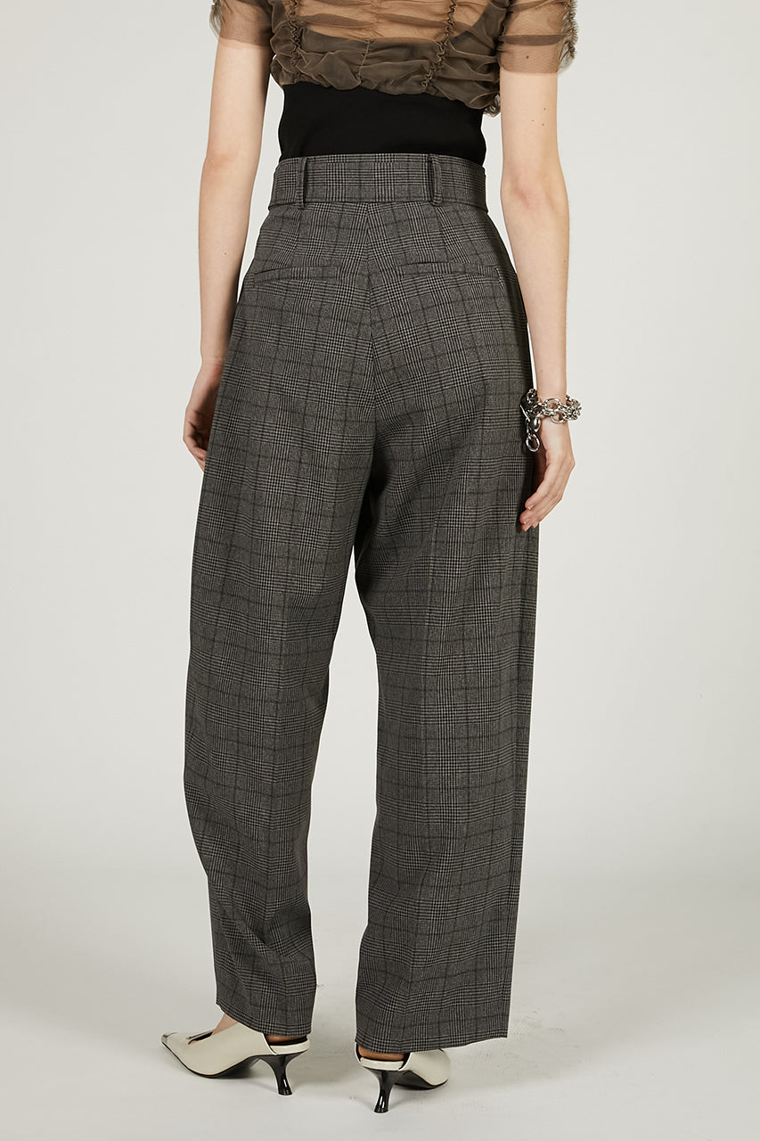 Asymmetrical Wide Tapered Pants