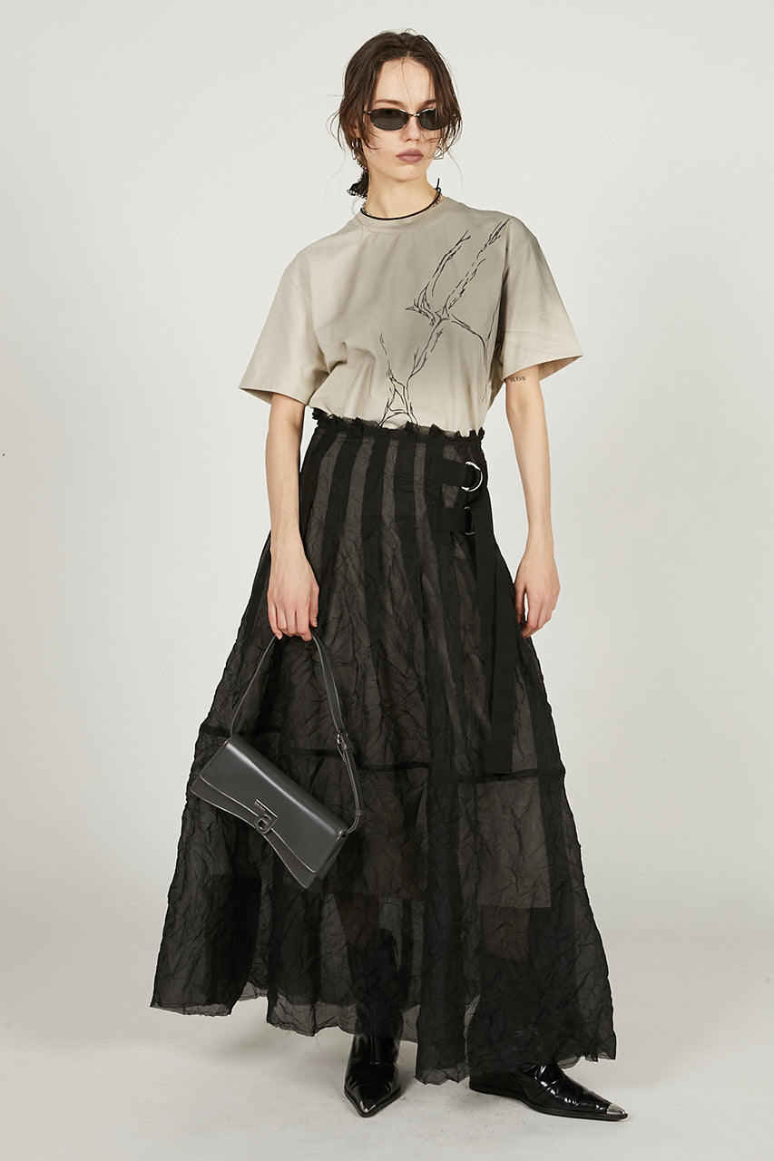 Crinkle Organza Skirt