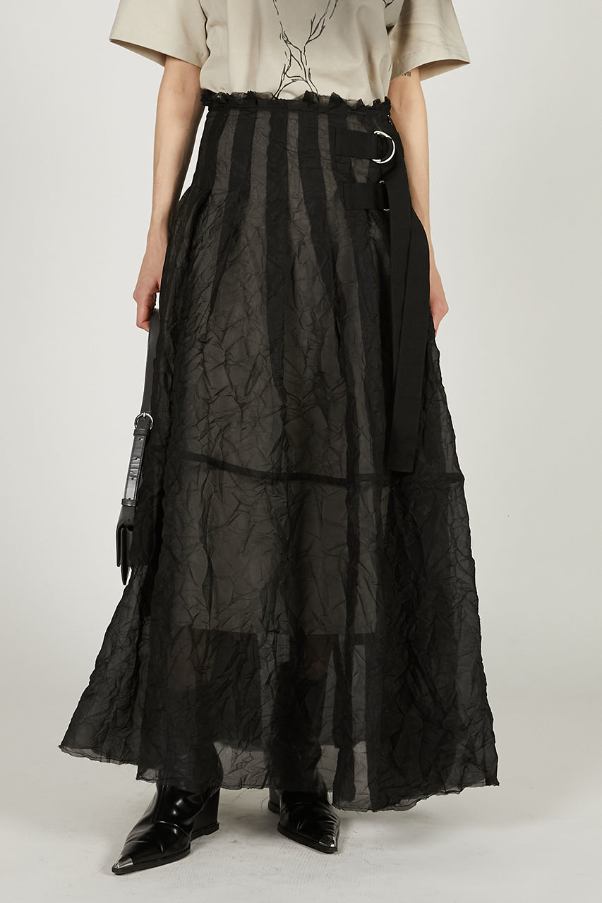 Crinkle Organza Skirt