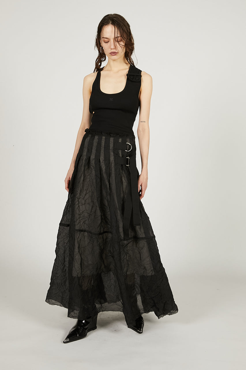 Crinkle Organza Skirt