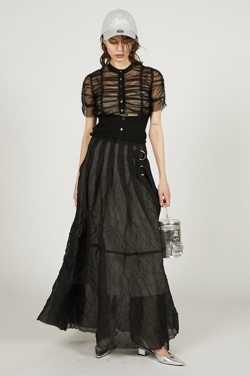 Crinkle Organza Skirt