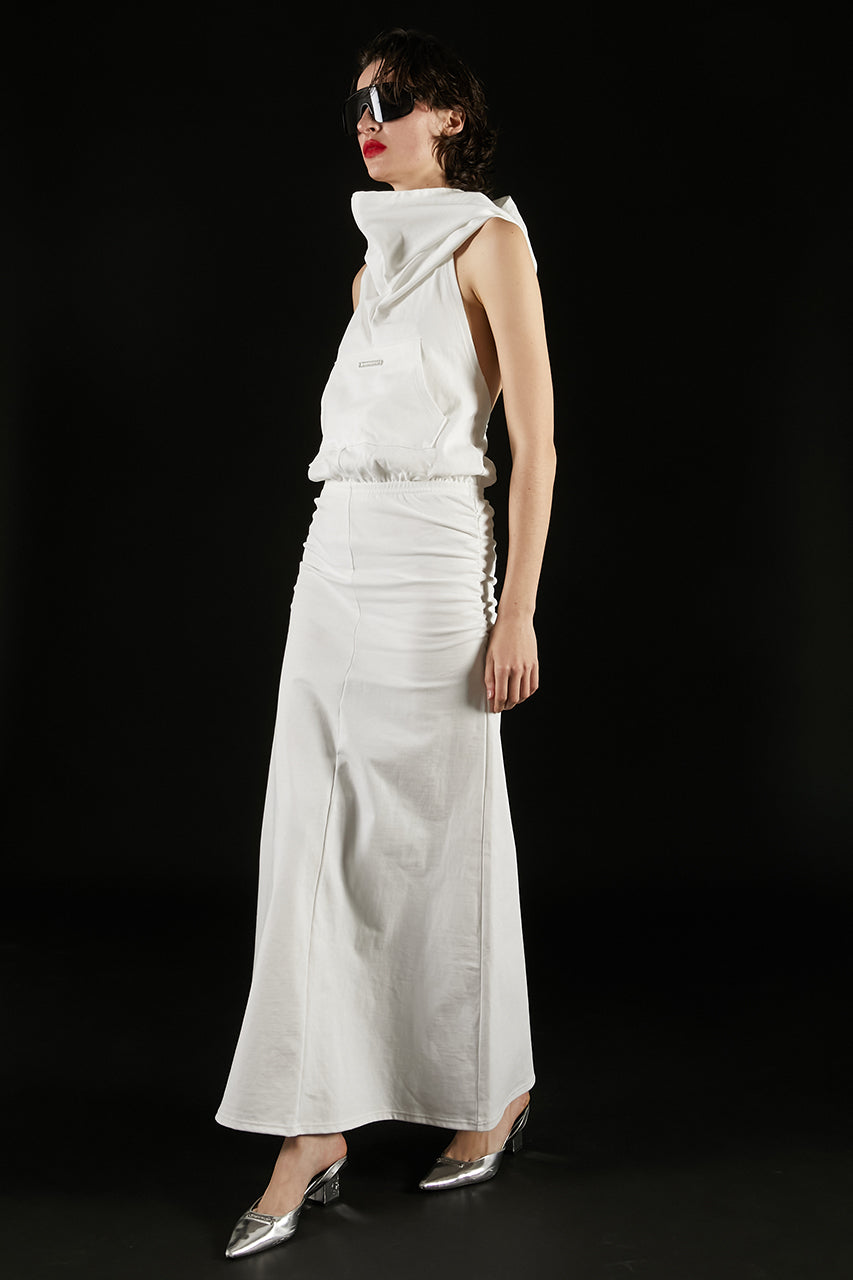 Drape Hoodie One Piece