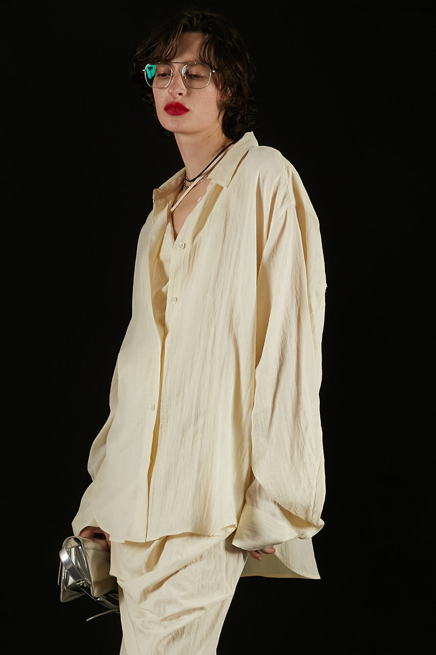Satin Shirt And Camisole - 2025 SUMMER