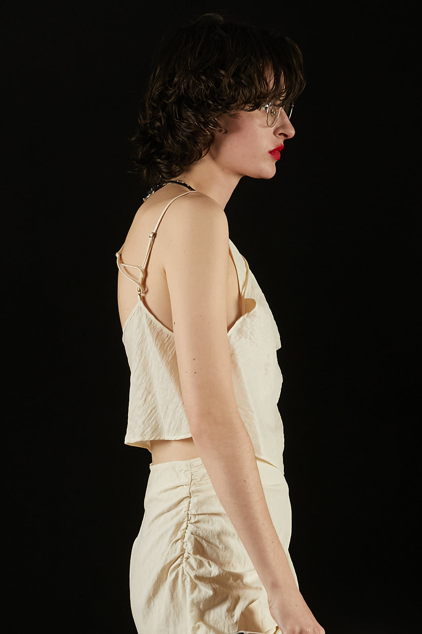 Satin Shirt And Camisole - 2025 SUMMER