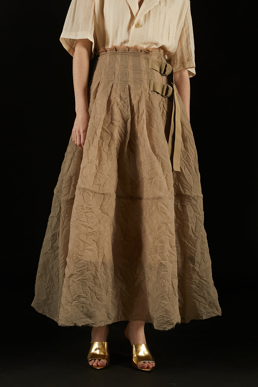 Crinkle Organza Skirt