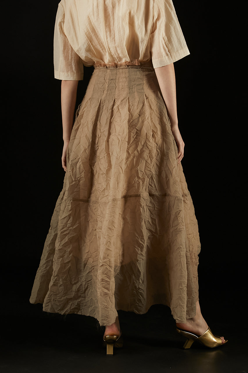 Crinkle Organza Skirt