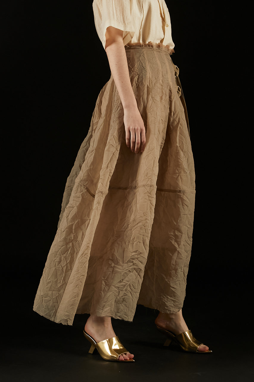 Crinkle Organza Skirt