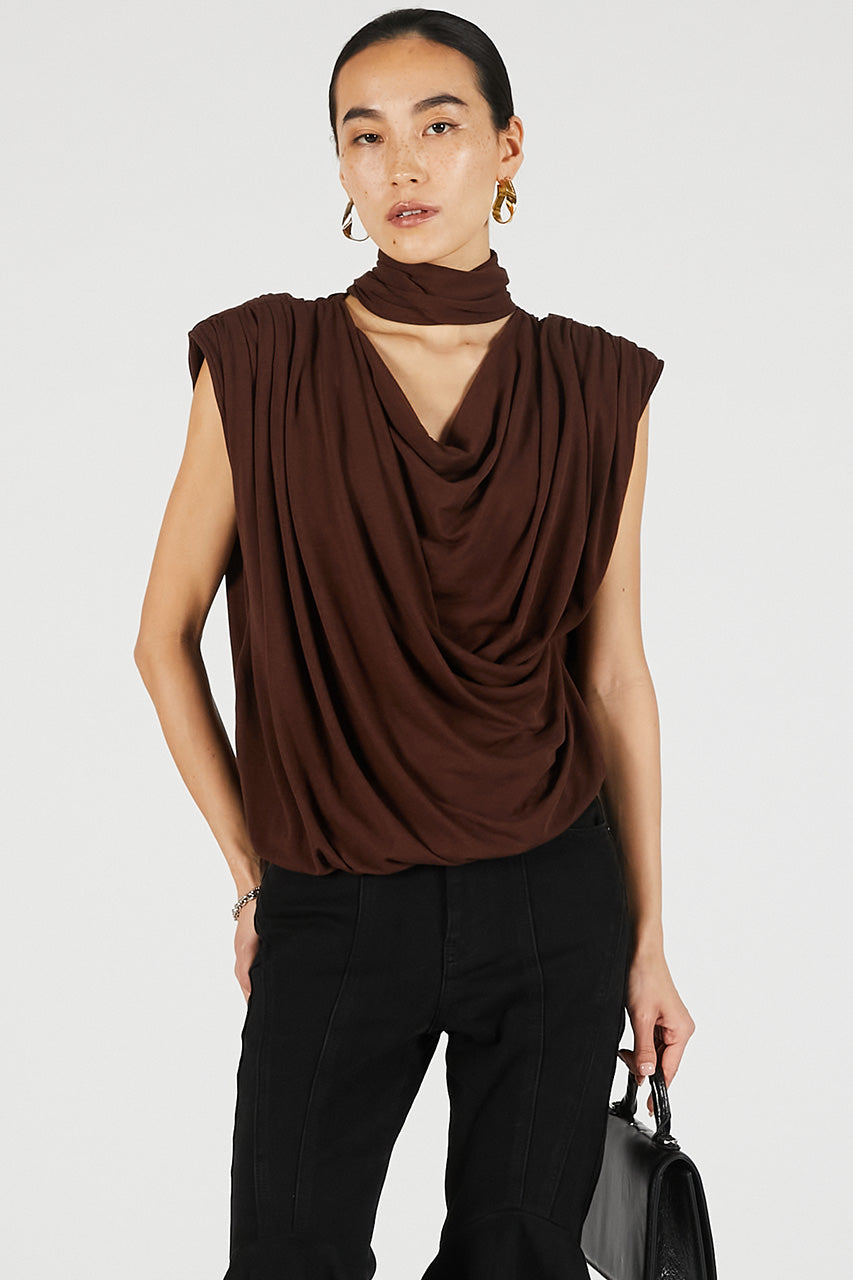 Drape Jersey Top