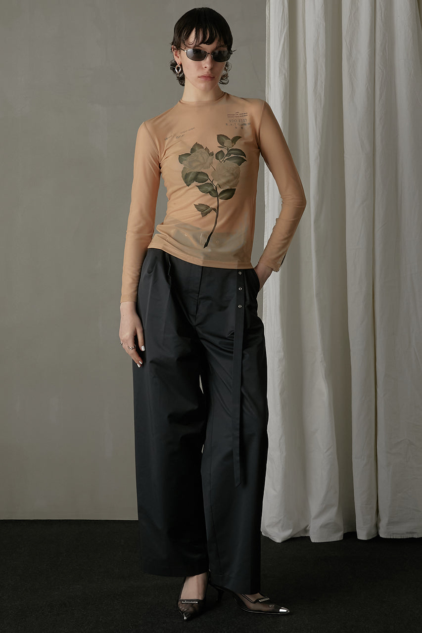 Flower Print Mask Top - SALE