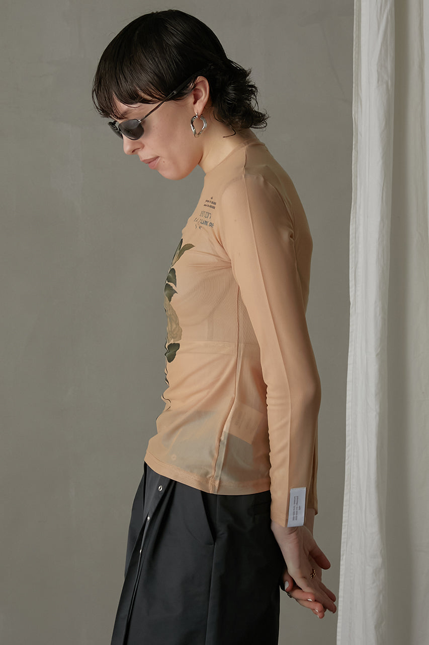 Flower Print Mask Top - SALE