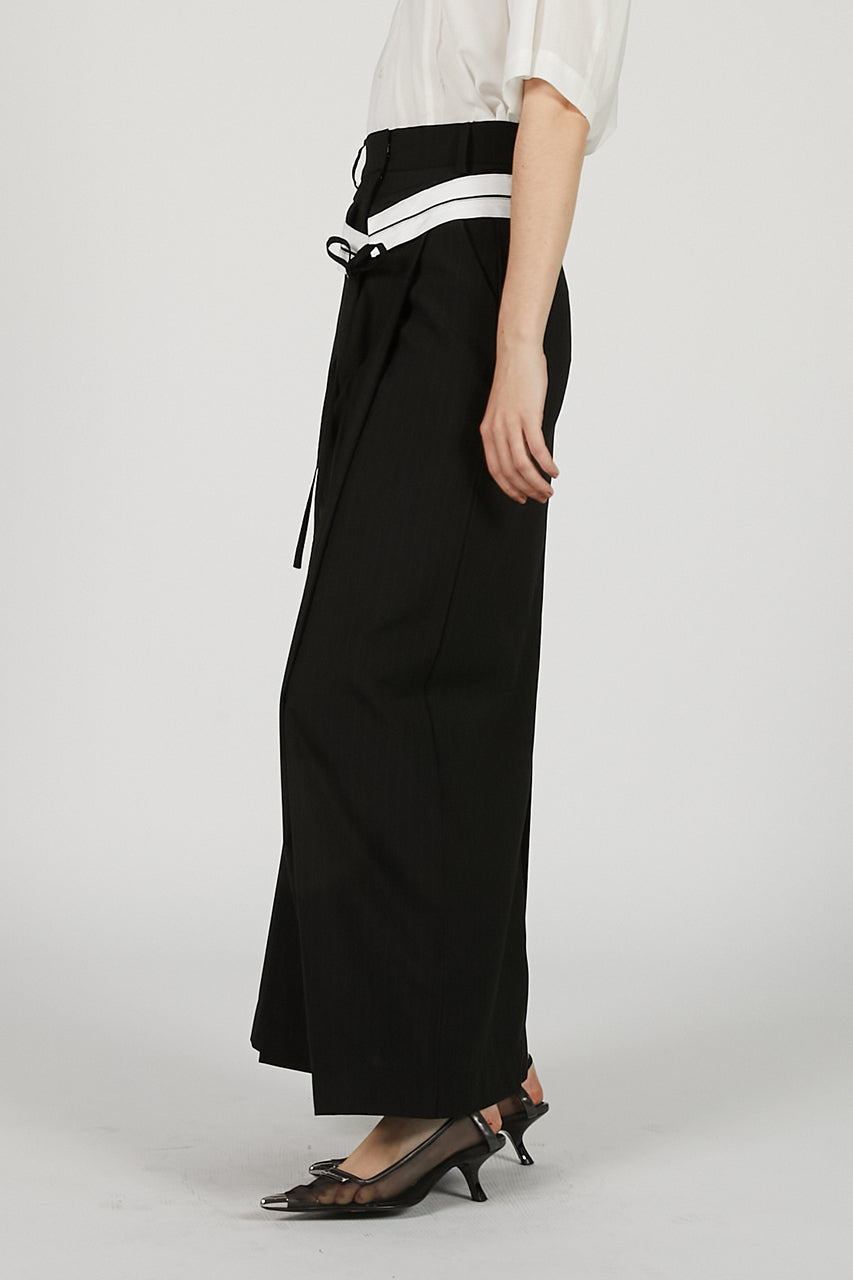 Deep Tuck Suiting Skirt - SALE