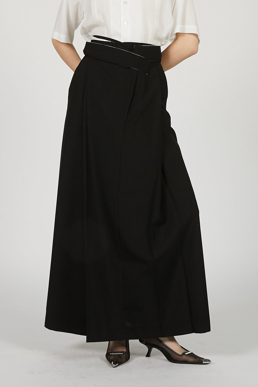 Deep Tuck Suiting Skirt - SALE