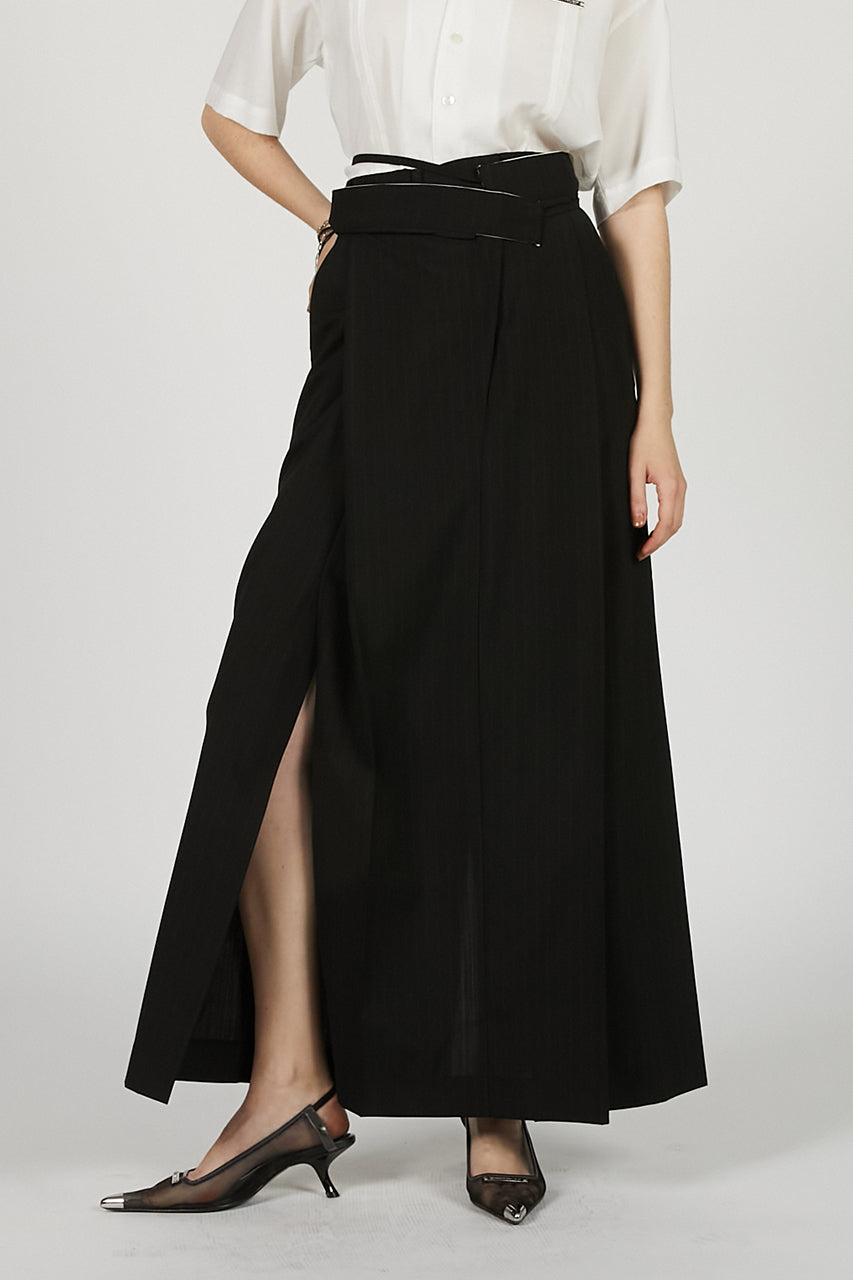 Deep Tuck Suiting Skirt - SALE