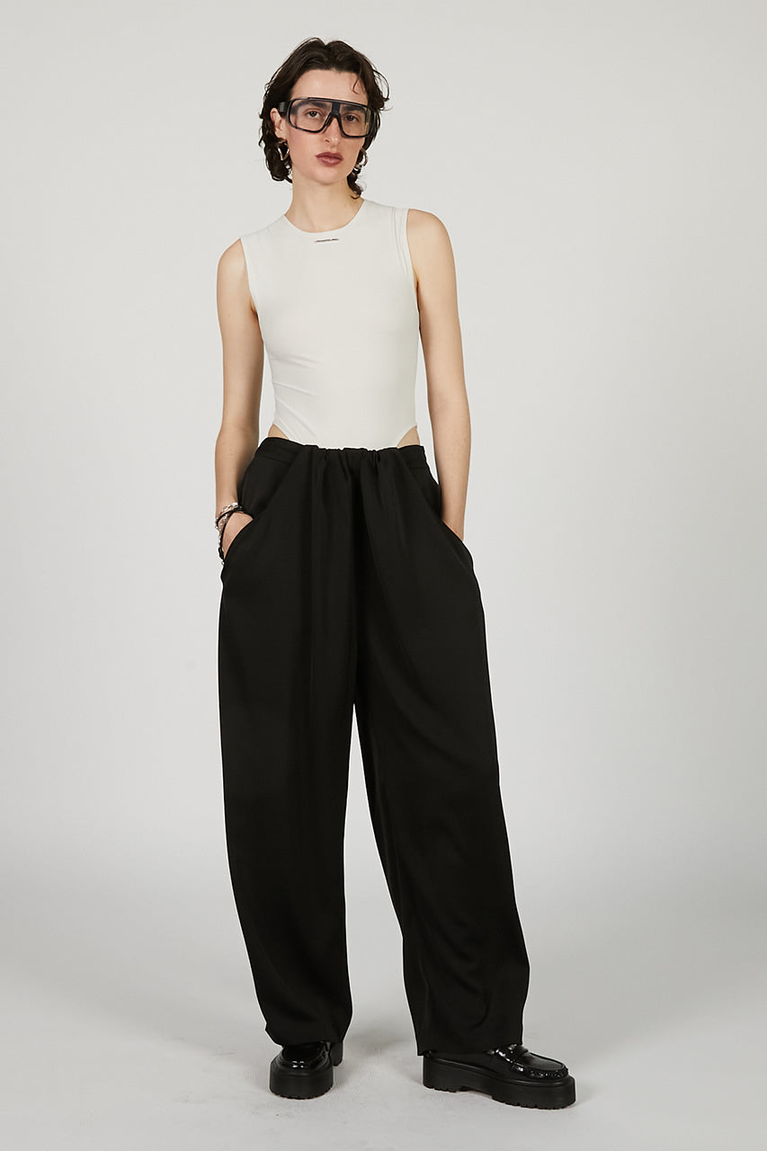 Front Gathered Easy Pants