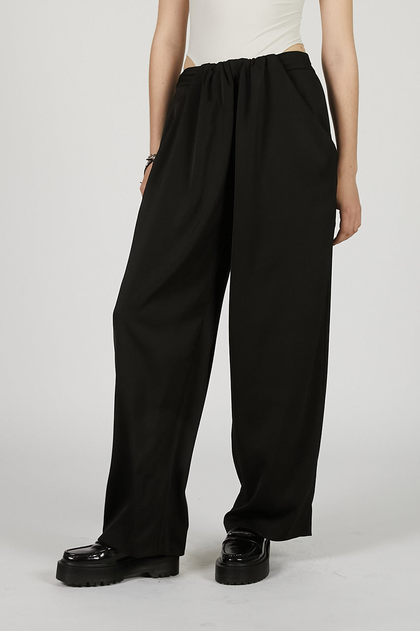 Front Gathered Easy Pants