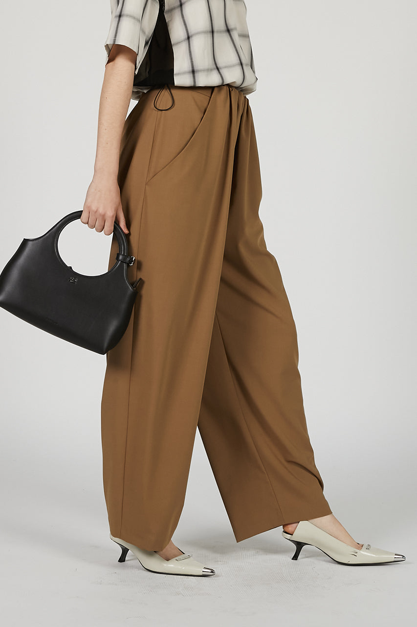 Front Gathered Easy Pants