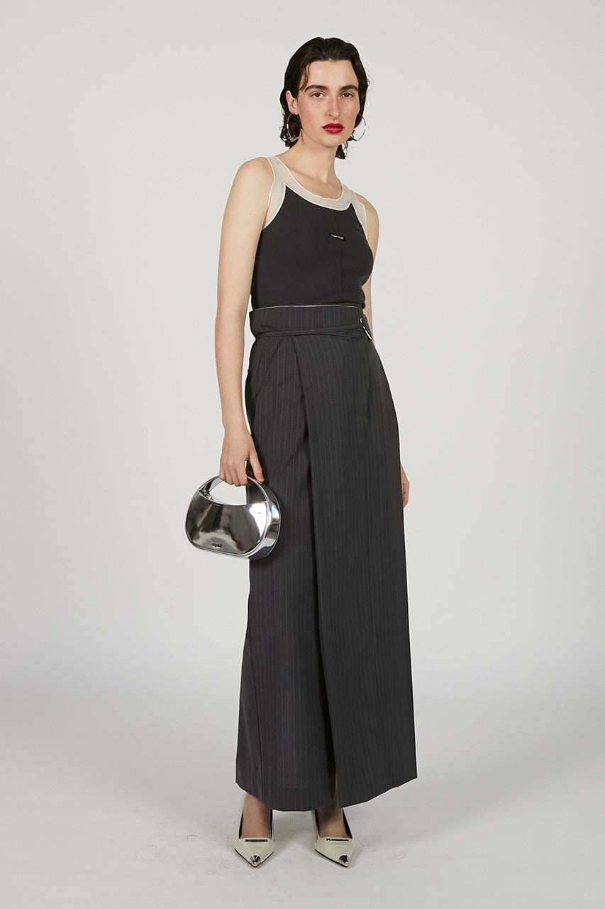 Deep Tuck Suiting Skirt - SALE