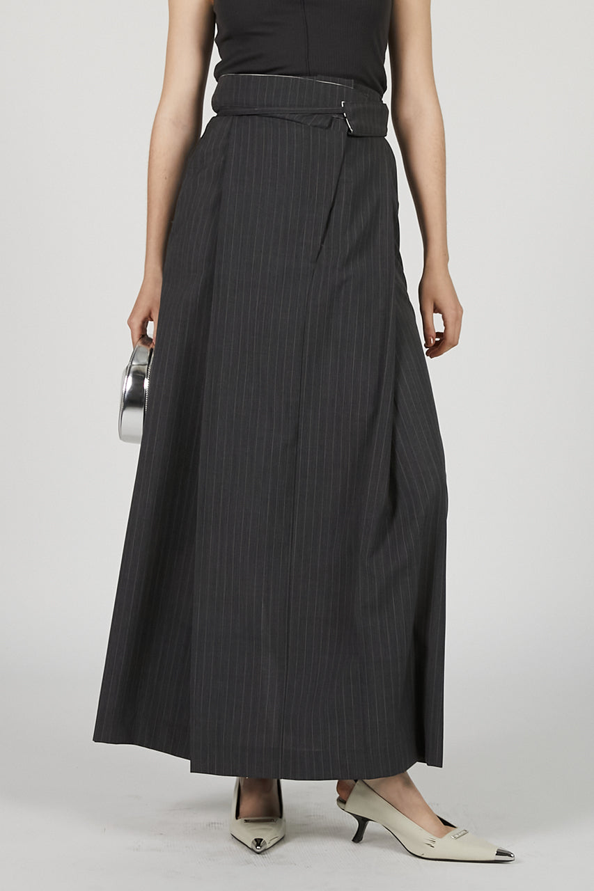 Deep Tuck Suiting Skirt - SALE