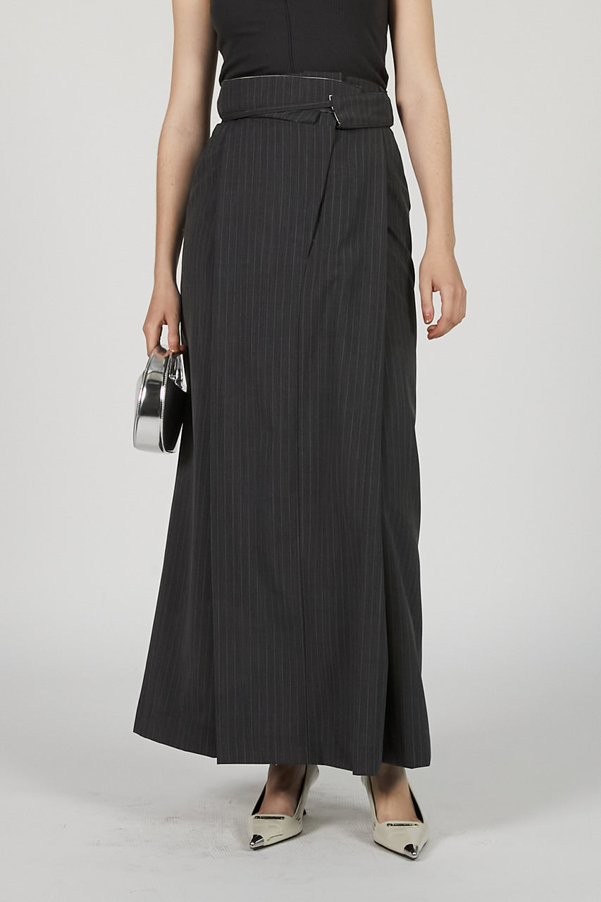 Deep Tuck Suiting Skirt - SALE