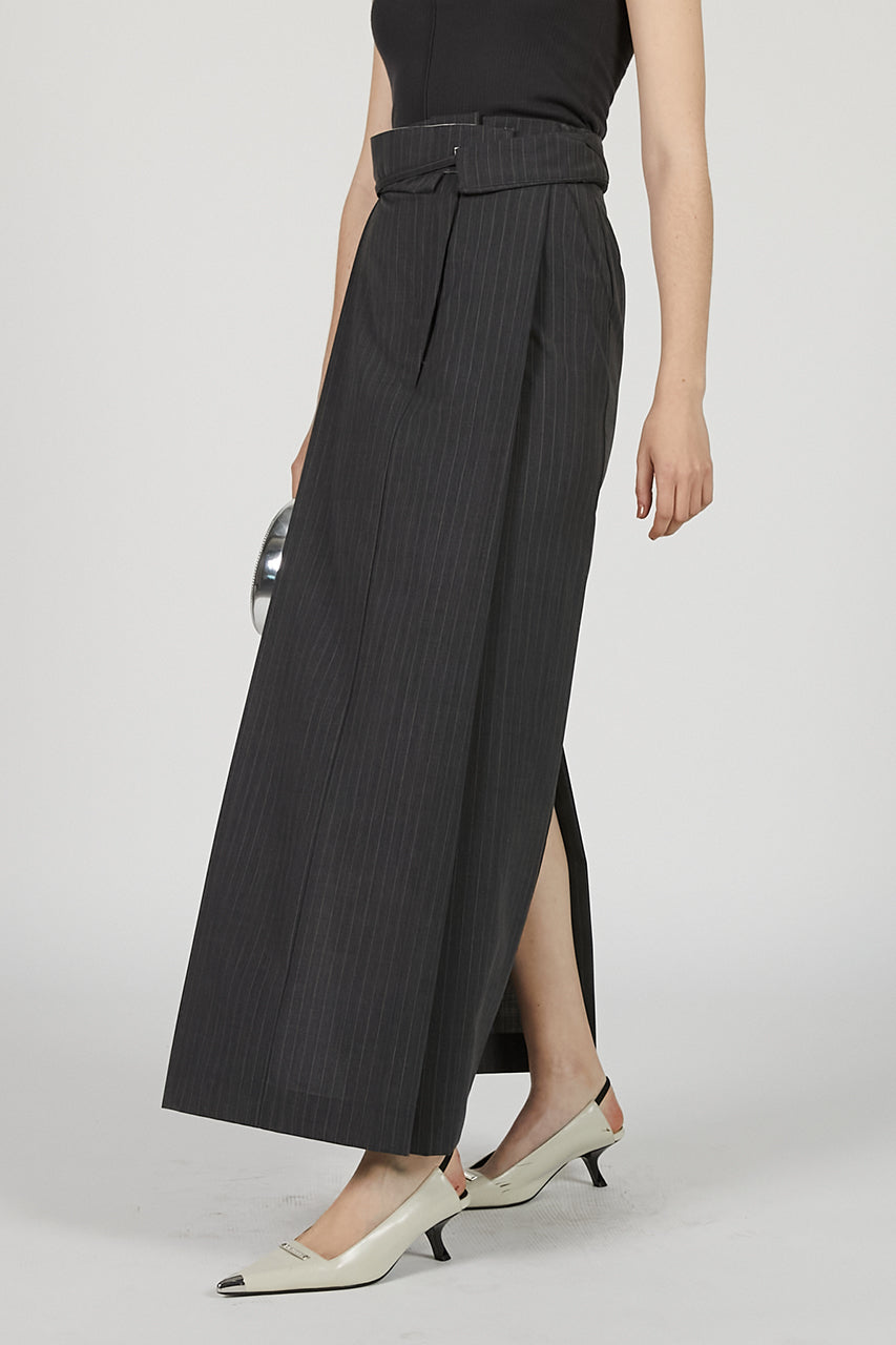 Deep Tuck Suiting Skirt - SALE