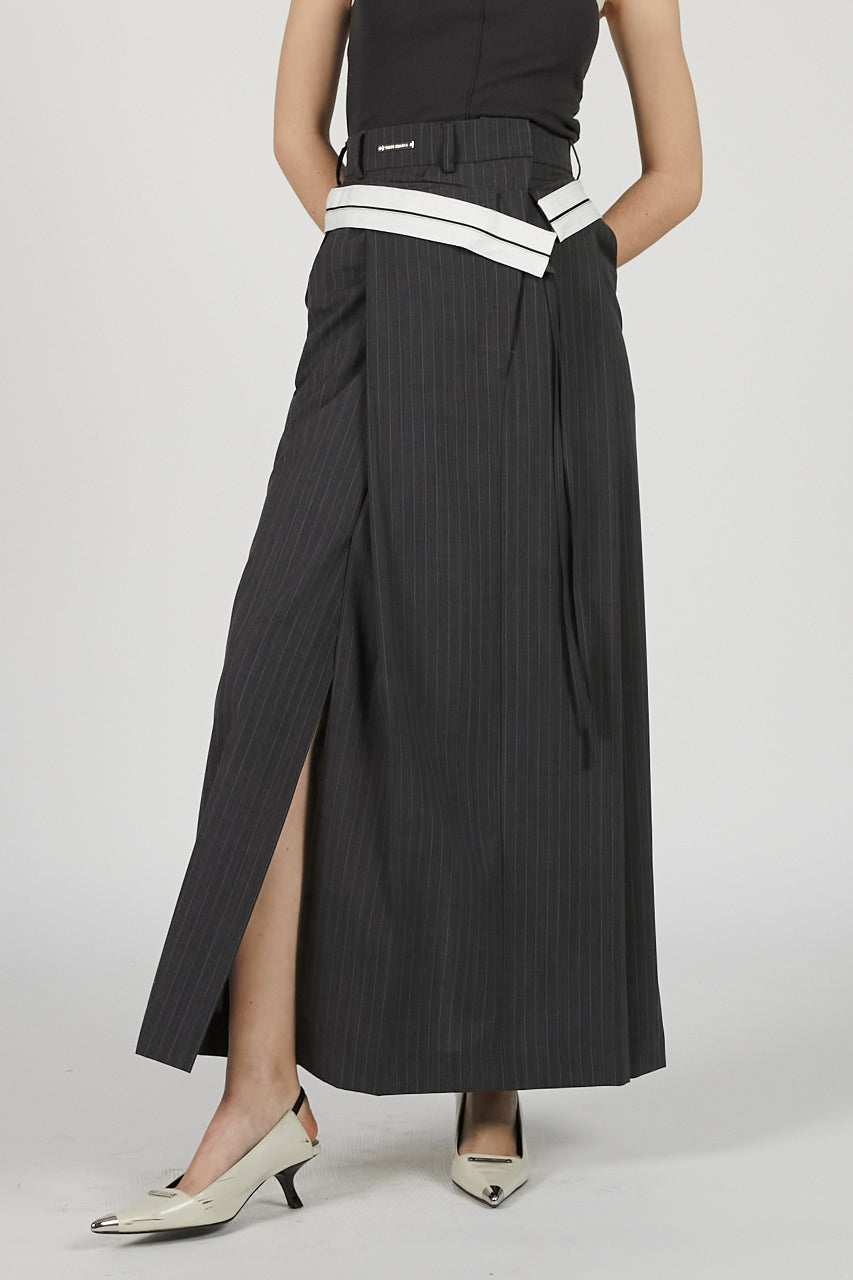 Deep Tuck Suiting Skirt - SALE