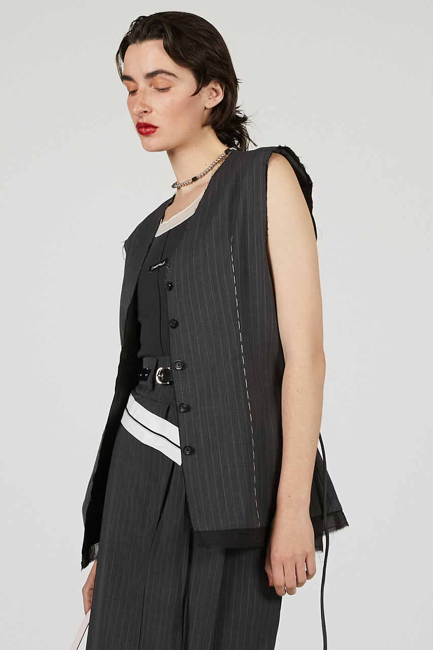 Pinstripe 2Way Top - SALE