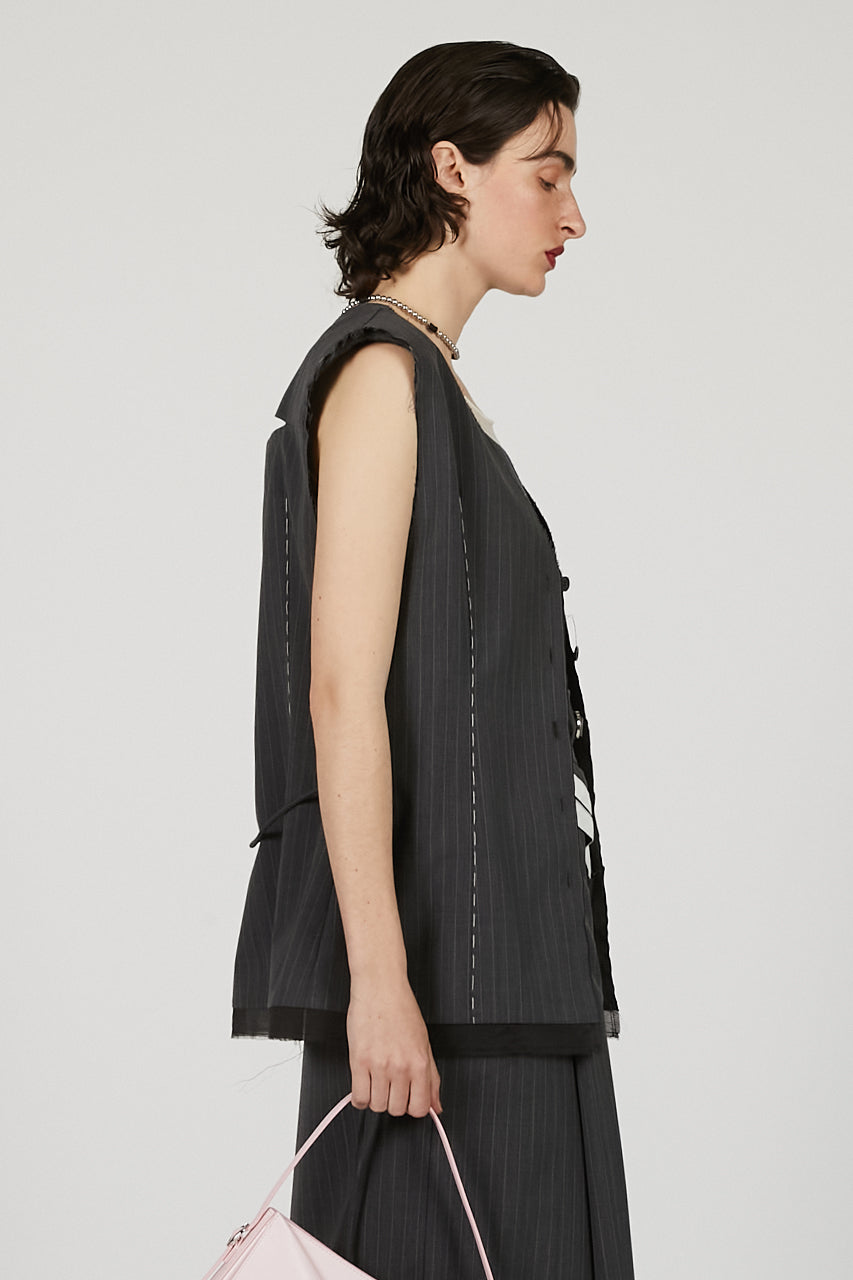 Pinstripe 2Way Top - SALE