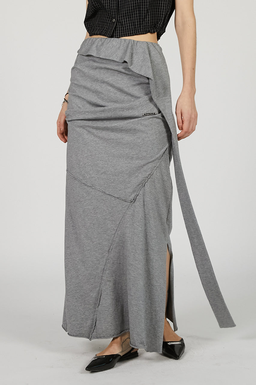 Layered Asymmetrical Drape Skirt